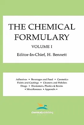 Il formulario chimico, volume 1 - The Chemical Formulary, Volume 1