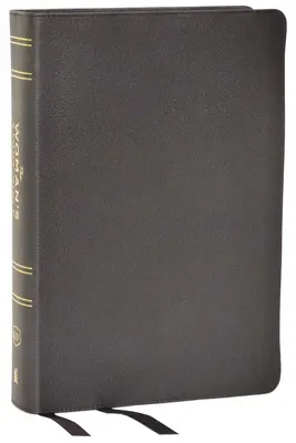 Kjv, Bibbia per lo studio della donna, in vera pelle nera, con caratteri rossi, edizione a colori, stampa comfort (indicizzata al pollice): Ricevere la verità di Dio per l'equilibrio, - Kjv, the Woman's Study Bible, Black Genuine Leather, Red Letter, Full-Color Edition, Comfort Print (Thumb Indexed): Receiving God's Truth for Balance,