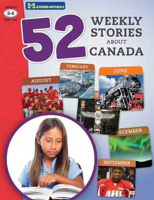 52 storie settimanali di saggistica sul Canada Gradi 3-4 - 52 Weekly Nonfiction Stories About Canada Grades 3-4