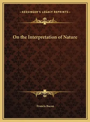Sull'interpretazione della natura - On the Interpretation of Nature