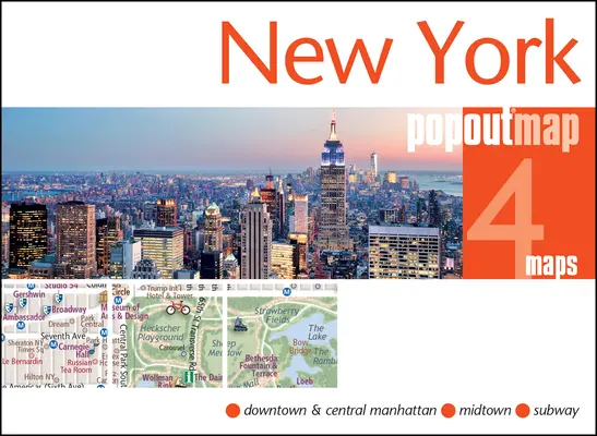 Mappa popout di New York - New York Popout Map