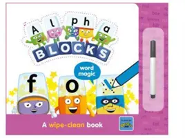 Magia delle parole di Alphablocks: un libro che si pulisce con un pennarello - Alphablocks Word Magic: A Wipe-Clean Book
