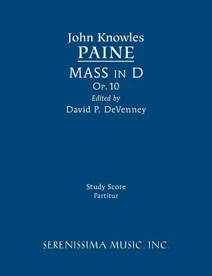 Messa in re, op. 10: partitura di studio - Mass in D, Op.10: Study score