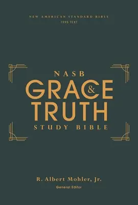 Nasb, Bibbia di studio della grazia e della verità, copertina rigida, verde, lettera rossa, testo del 1995, stampa comfort - Nasb, the Grace and Truth Study Bible, Hardcover, Green, Red Letter, 1995 Text, Comfort Print