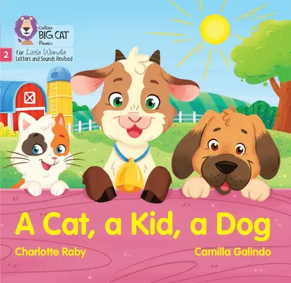 Un gatto, un bambino e un cane - Fase 2 Set 3 Esercizio di miscelazione - Cat, a Kid and a Dog - Phase 2 Set 3 Blending Practice