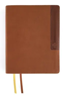Niv, Bibbia del Diario della Parola (perfetta per prendere appunti), stampa grande, pelle di vitello, marrone, lettere rosse, stampa comfort: Riflettere, prendere appunti o creare arte - Niv, Journal the Word Bible (Perfect for Note-Taking), Large Print, Leathersoft, Brown, Red Letter, Comfort Print: Reflect, Take Notes, or Create Art