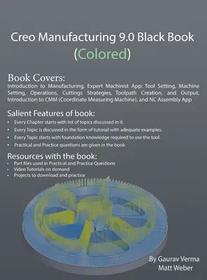 Libro nero di Creo Manufacturing 9.0 (a colori) - Creo Manufacturing 9.0 Black Book (Colored)