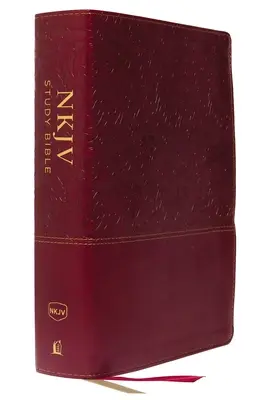 Bibbia da studio NKJV, similpelle, rossa, a colori, edizione a lettere rosse, indicizzata, stampa comfort: La risorsa completa per lo studio della Parola di Dio - NKJV Study Bible, Imitation Leather, Red, Full-Color, Red Letter Edition, Indexed, Comfort Print: The Complete Resource for Studying God's Word