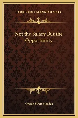 Non lo stipendio ma l'opportunità - Not the Salary But the Opportunity