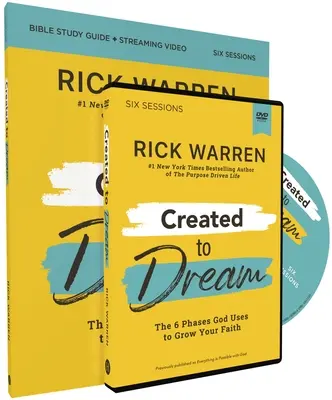 Guida allo studio di Creati per sognare con DVD: Le 6 fasi che Dio usa per far crescere la vostra fede - Created to Dream Study Guide with DVD: The 6 Phases God Uses to Grow Your Faith