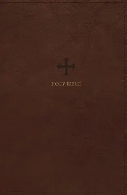 Nrsv, Bibbia cattolica, formato standard personale, pelle morbida, marrone, stampa comfort: Bibbia Sacra - Nrsv, Catholic Bible, Standard Personal Size, Leathersoft, Brown, Comfort Print: Holy Bible