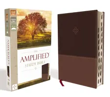 Bibbia da studio amplificata, similpelle, marrone, indicizzata - Amplified Study Bible, Imitation Leather, Brown, Indexed