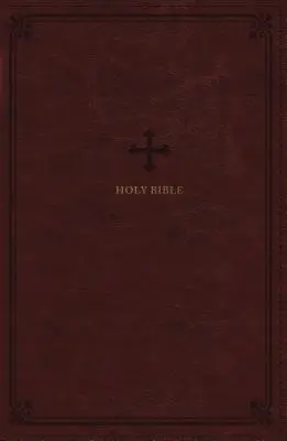 Nrsv, Bibbia cattolica, formato standard personale, pelle morbida, rosso, stampa comfort: Bibbia Sacra - Nrsv, Catholic Bible, Standard Personal Size, Leathersoft, Red, Comfort Print: Holy Bible