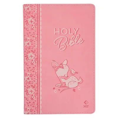 Bibbia NLT Keepsake per bambine Battesimo Pasqua, New Living Translation, Rosa - NLT Keepsake Holy Bible for Baby Girls Baptism Easter, New Living Translation, Pink