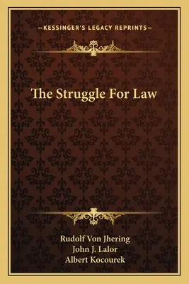 La lotta per la legge - The Struggle For Law