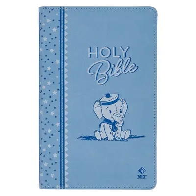 Bibbia NLT Keepsake per bambini, battesimo e Pasqua, New Living Translation, blu - NLT Keepsake Holy Bible for Baby Boys Baptism Easter, New Living Translation, Blue