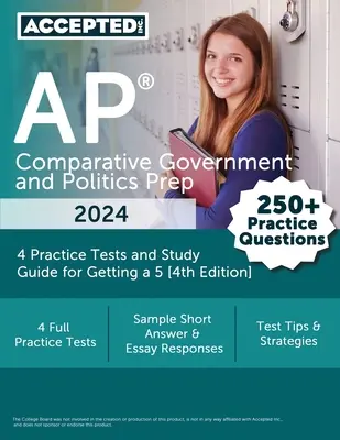 AP Comparative Government and Politics Prep 2024: 4 test pratici e guida allo studio per ottenere un 5 [4a edizione]. - AP Comparative Government and Politics Prep 2024: 4 Practice Tests and Study Guide for Getting a 5 [4th Edition]