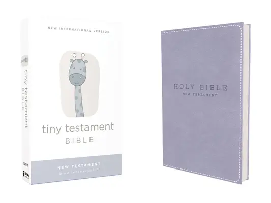 Niv, Bibbia del Piccolo Testamento, Nuovo Testamento, Pelle e ossa, Blu, Stampa comfort - Niv, Tiny Testament Bible, New Testament, Leathersoft, Blue, Comfort Print