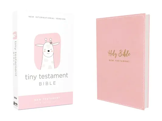 Niv, Bibbia del Piccolo Testamento, Nuovo Testamento, pelle morbida, rosa, stampa comfort - Niv, Tiny Testament Bible, New Testament, Leathersoft, Pink, Comfort Print