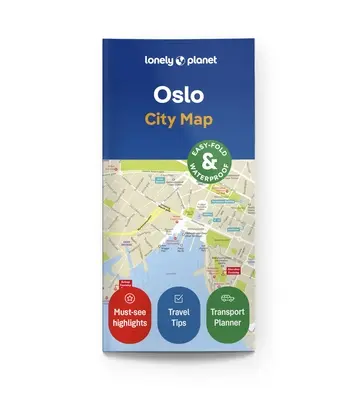 Mappa della città di Oslo di Lonely Planet - Lonely Planet Oslo City Map