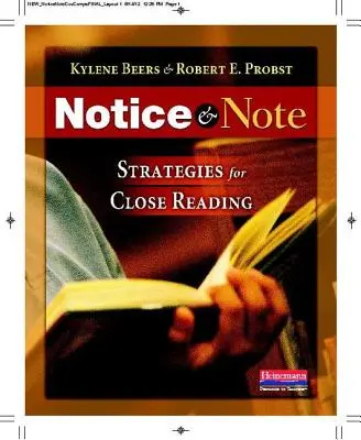 Avviso e nota: strategie per la lettura ravvicinata - Notice & Note: Strategies for Close Reading