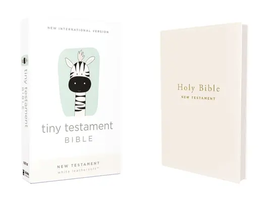Niv, Bibbia del Nuovo Testamento, Nuovo Testamento, Pelle morbida, Bianco, Stampa comfort - Niv, Tiny Testament Bible, New Testament, Leathersoft, White, Comfort Print