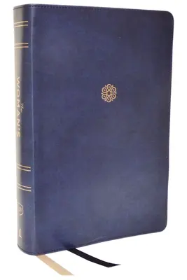 Kjv, Bibbia per lo studio della donna, pelle blu, lettere rosse, edizione a colori, stampa comfort: Ricevere la verità di Dio per l'equilibrio, la speranza e la trasformazione - Kjv, the Woman's Study Bible, Blue Leathersoft, Red Letter, Full-Color Edition, Comfort Print: Receiving God's Truth for Balance, Hope, and Transforma