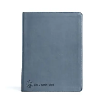 Bibbia CSB del consiglio di vita, pelle blu ardesia, indicizzata: Saggezza pratica per tutta la vita - CSB Life Counsel Bible, Slate Blue Leathertouch, Indexed: Practical Wisdom for All of Life