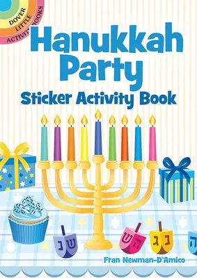 Libro di attività con adesivi per la festa di Hanukkah - Hanukkah Party Sticker Activity Book