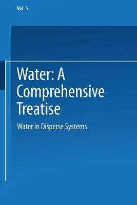 L'acqua nei sistemi dispersi - Water in Disperse Systems